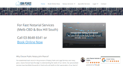 Desktop Screenshot of notarypublicmelbourne.com