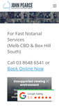 Mobile Screenshot of notarypublicmelbourne.com